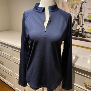 NWOT Tory Burch Sport Quarter Zip Performance Shirt